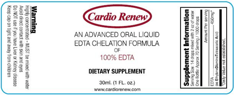 Cardio Renew Chelation Oral Therapy Products &ndash; 100%EDTA