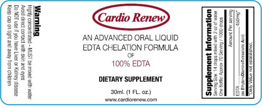 Cardio Renew Chelation Oral Therapy Products – 100% EDTA